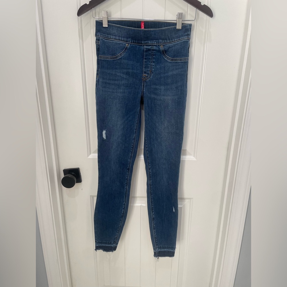SPANX Dark Blue Skinny Jeans